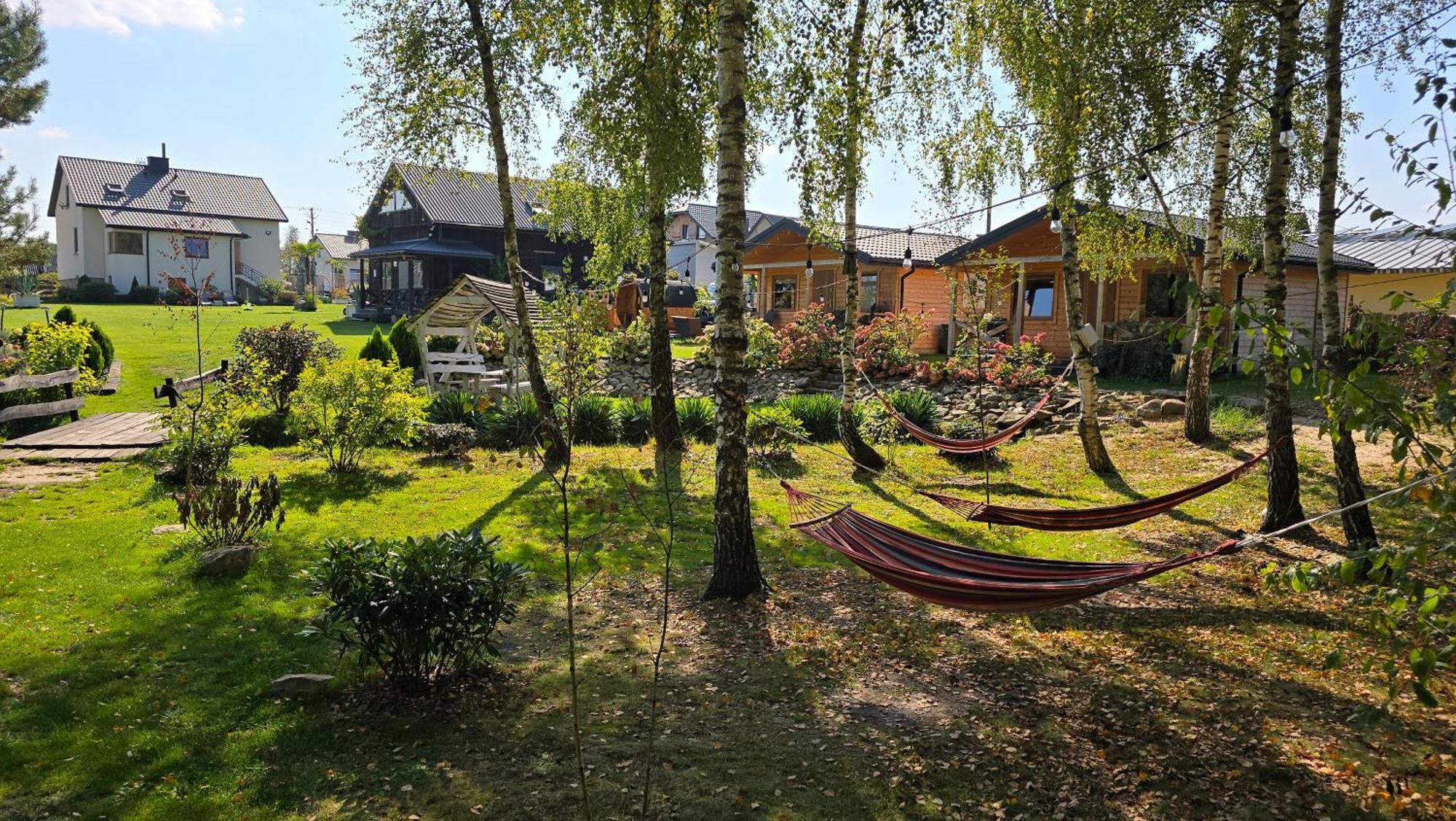 Vip Village Las Woda Rower - Podgrzewany Basen, Balia, Sauna Miedzierza Ngoại thất bức ảnh