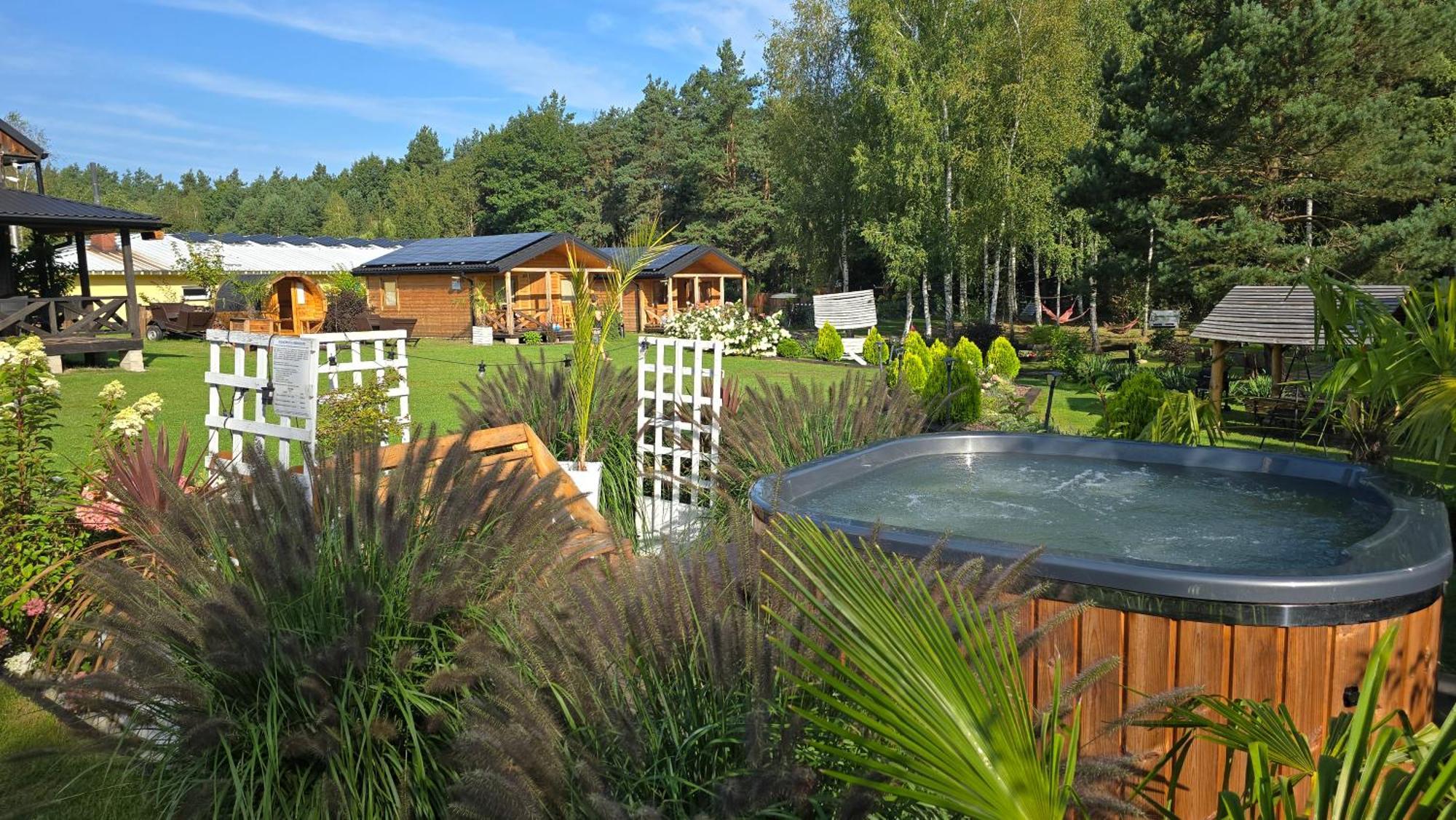 Vip Village Las Woda Rower - Podgrzewany Basen, Balia, Sauna Miedzierza Ngoại thất bức ảnh